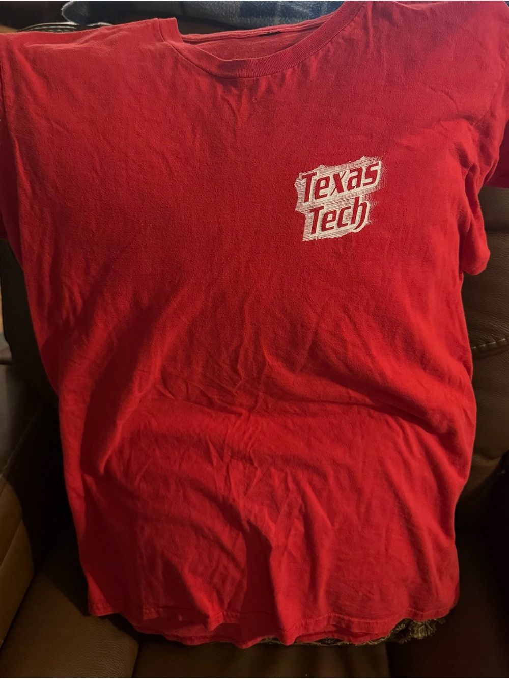 Fruit of the Loom Red Texas Tech Logo Tee